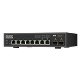 Switch Qnap Qsw-L3208-2c6t Gestionado L2 10g Ethernet (100/1000/10000) Escritorio Negro
