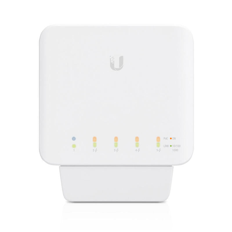 Switch Ubiquiti Usw-Flex 5 Puertos Rj45 10 100 1000 Poe