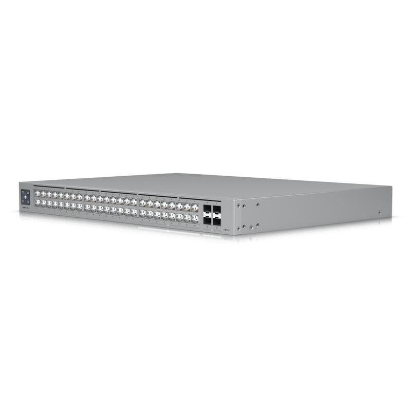 Switch  Ubiquiti Usw-Pro-Max-48 Etherlighting Multigigabi Capa 3 Con 16x 2.5gbe, 32x 1gbe Y 4x Sfp+ 10gb. Los Puertos Etherlighting Se Iluminan Para Indicar La Ubicaci&Oacute N Del Puerto, Velocidad, Vlan, Et