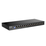 Switch Zyxel 16-Port Gigabit Unmanaged Switch Slimline Con Dip Sele