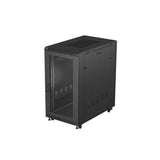 Szafa Instalacyjna Rack Stojaca 19" 22u 600x1000 Negro Drzwi Perforowane ( Flat Pack)