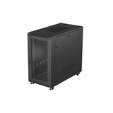 Szafa Instalacyjna Rack Stojaca 19" 22u 600x1200 Negro Drzwi Perforowane (Flat Pack)