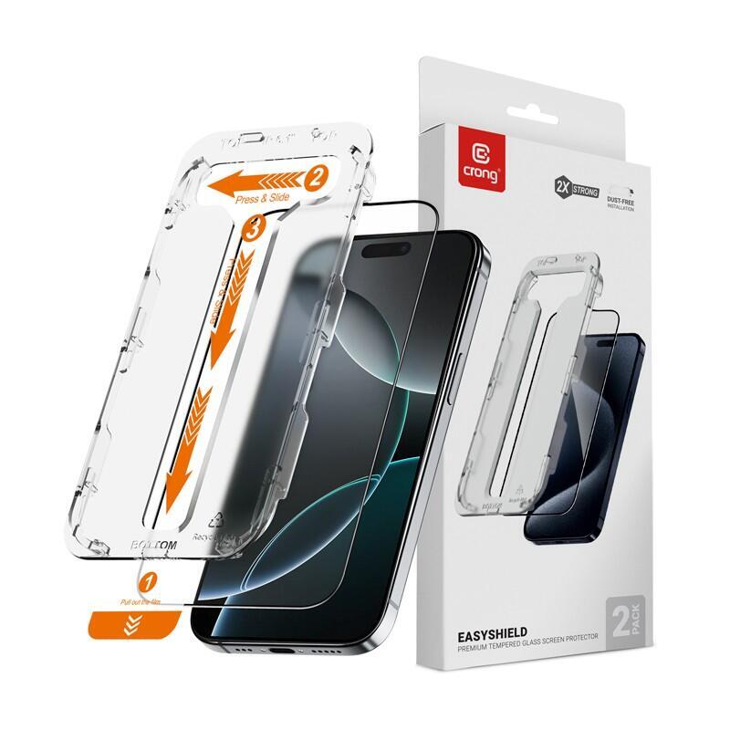 Szklo Hartowane Easyshield 2-Pack - Iphone 16 Pro (2 Sztuki)