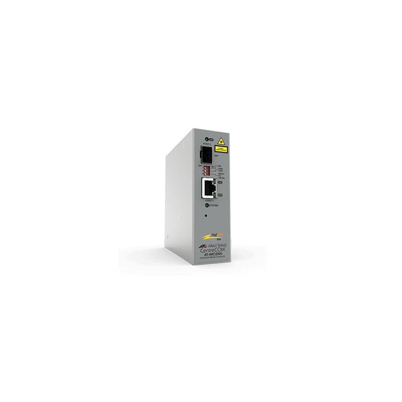 Taa  10/100/1000t Poe+ To 100x/1000x Sfp Industrial Temp Gigabit Mediaconverter
