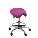 Taburete Alatoz Similpiel Morado