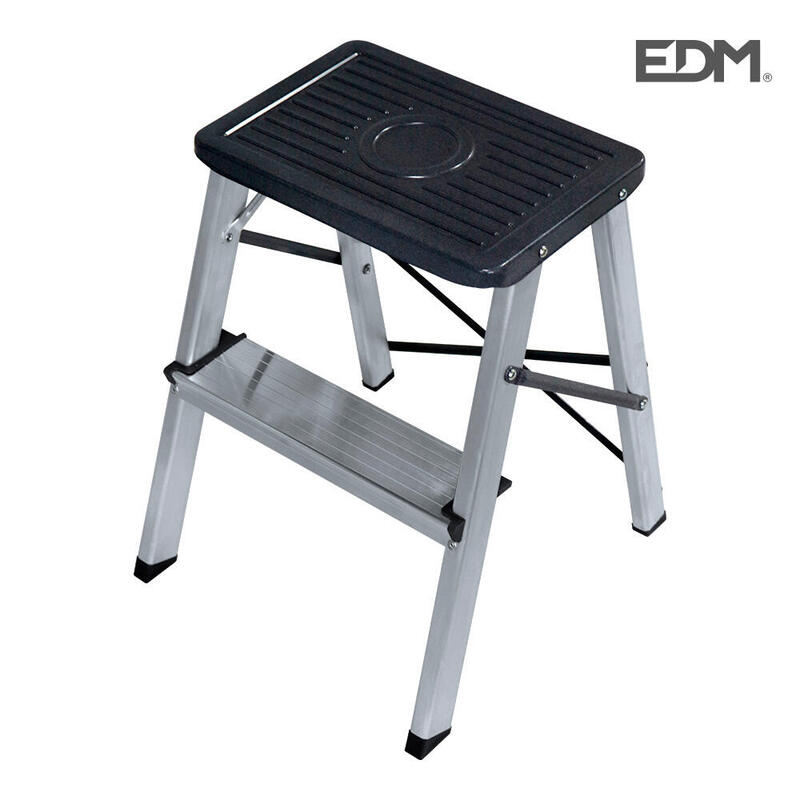 Taburete Aluminio 2 Peldaños Segun Une En 14183 Edm