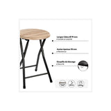 Taburete De Cocina Negro 30x30x45cm