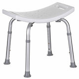 Taburete De Ducha Rectangular Regulable En Altura
