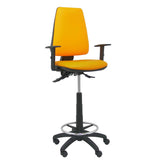 Taburete Elche S Similpiel Naranja Brazos Regulabl
