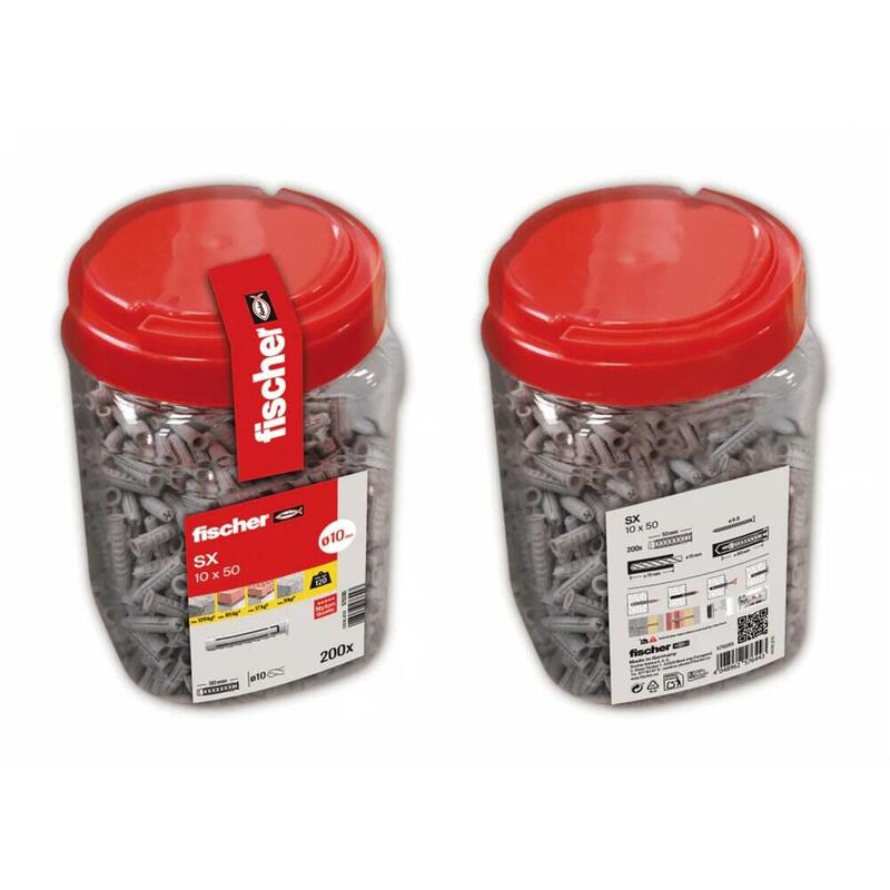 Taco Sx Ø10 X 50 Mm, Bote 200 Uds