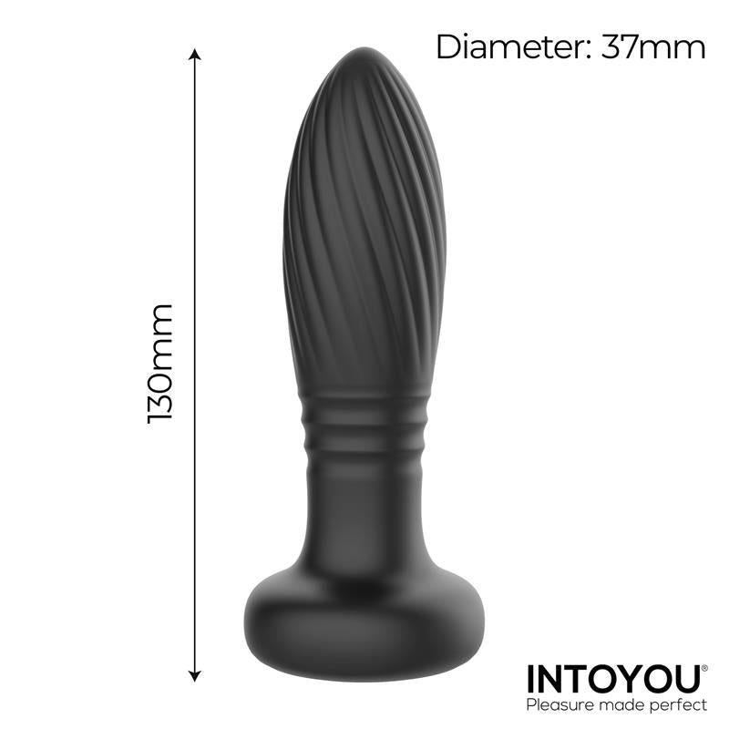 Tainy Plug Anal Con Thrusting Y Luces Led Con Control Remoto