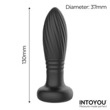 Tainy Plug Anal Con Thrusting Y Luces Led Con Control Remoto