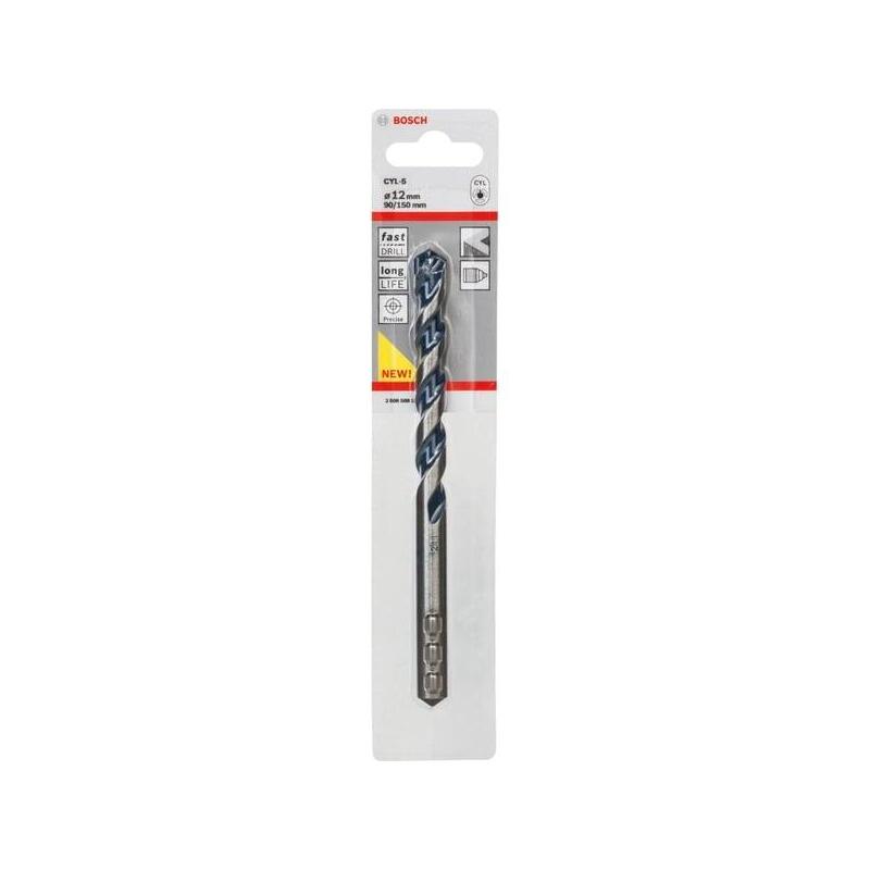 Taladro De Hormigón Bosch Cyl-5, Ø 12mm (Longitud De Trabajo 90 Mm) 2608588157