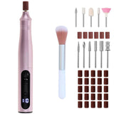 Taladro Eléctrico Para Uñas Adler Ad 2181  Set 11 En 1, Rosa