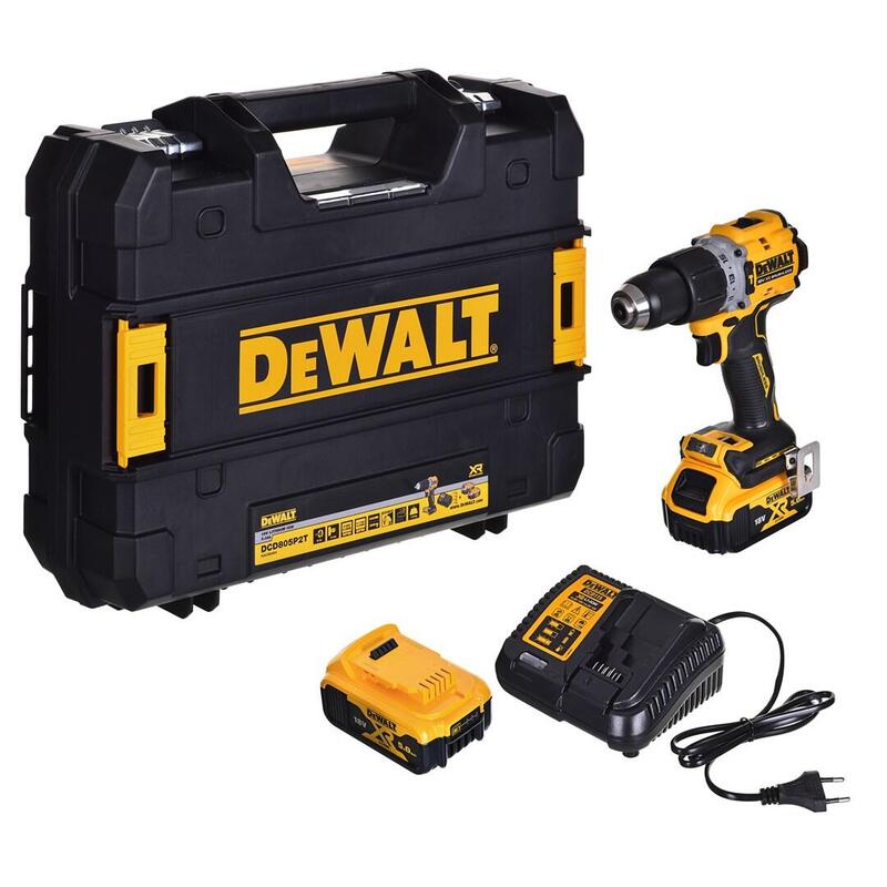 Taladro/Excavadora Dewalt Dcd805p2t 18v 2x5,0ah Bl Tstak