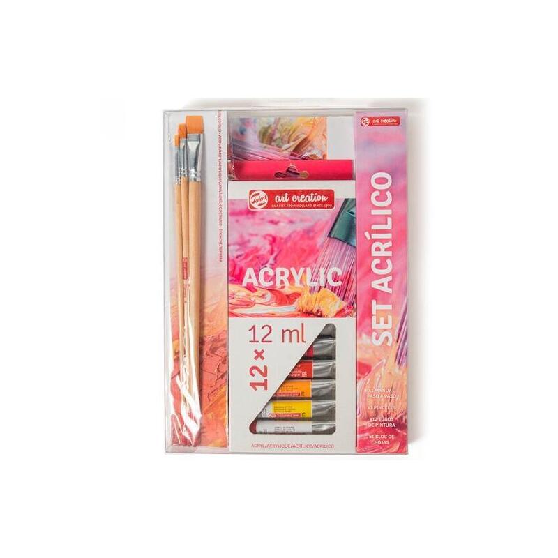 Talens Art Creation Set Acrílico 12 Tubos X 12ml Colores Surtidos
