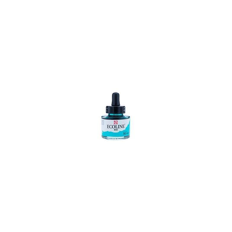 Talens Ecoline Acuarela Liquida 30ml Verde Turquesa