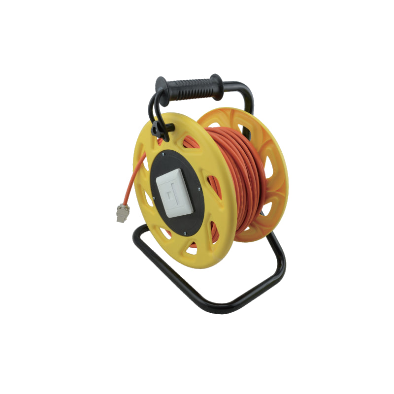 Tambor Helos, Cable De Red Cat 7a, Móvil, Naranja / Amarillo, 50,0 M