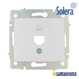 Tapa + Chasis Para Toma De Datos Rj45 S.Europa Solera Erp88/1
