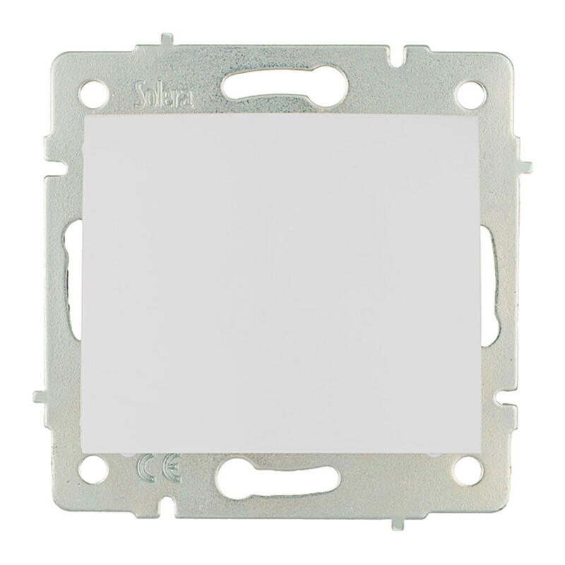 Tapa Ciega De Empotrar Blanco Serie Europa Solera Erp75