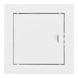 Tapa De Registro Empotrable Cuadrada De Acero Blanco 15x15cm