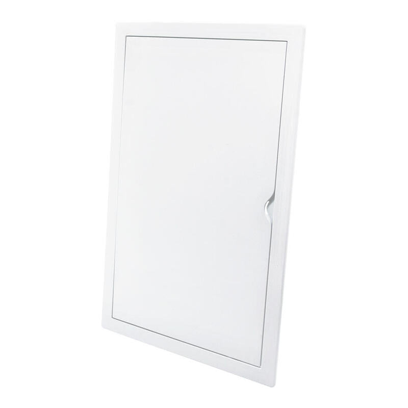 Tapa De Registro Rectangular Empotrable Abs 25x40cm Blanca
