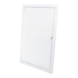 Tapa De Registro Rectangular Empotrable Abs 25x40cm Blanca