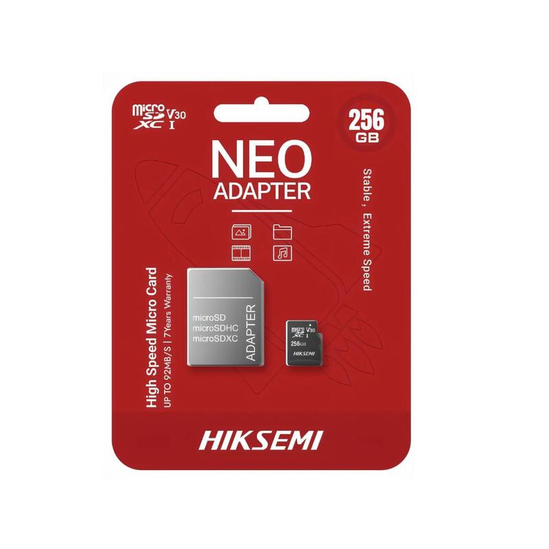 Tarjeta Memoria Hiksemi M-Sd 256g Micro Sdhc - Serie C1 Con Adaptador  95mb/S 50