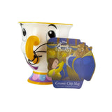 Taza 3d Paladone Disney Chip La Bella Y La Bestia