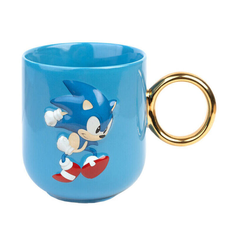 Taza 3d Sonic The Hedgehog 350ml