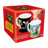 Taza Cerámica Super Mario 325 Ml Sentiva Al Calor En Caja Regalo