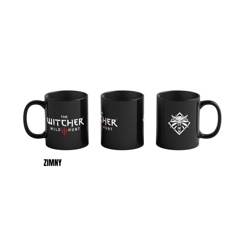 Taza Good Loot The Witcher 3 Art Heat Reveal - Witcher Signs 480 Ml Negro