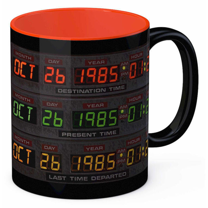 Taza Panel De Control Ceramica Regreso Al Futuro