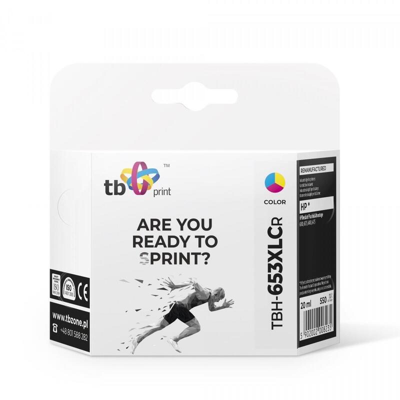Tb Tinta Para Hp Dj6075 Tbh-653xlcr Cmy Ref.