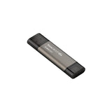 Team Group X2 Max 1 Tb, Memoria Usb Titanio/Negro, Usb-A, Usb-C Tx2max31tbt01