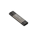 Team Group X2 Max 1 Tb, Memoria Usb Titanio/Negro, Usb-A, Usb-C Tx2max31tbt01