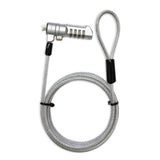 Techly 107296 Combination Portátil Security Cable Lock For Nano Slot 2.5x5.5 180cm