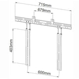 Techly Universal Soundbar Soporte Para Tv, Negro