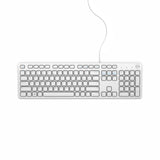 Teclado Alemán Dell Kb216 Usb Qwertz Blanco