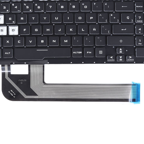 Teclado Retroiluminado Para Portátil Asus Fx506 Fa506 Fx706 Fa706 13-0247C-Wx01-T04