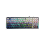 Teclado Aula Gasket F87 Gradient Grey Spacecrystal Rgb