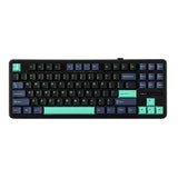 Teclado Aula Gasket F87 Pro Negro Cian Azul Graywoodv4 Rgb
