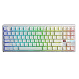 Teclado Aula Gasket F87 Pro V2 White Contour Engravered Star Vector Rgb