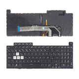 Teclado Black Asus Tuf Gaming F15 Fx506 Fa506 Fa506q Fx506l Fa506u Black Rgbwasd Es Trantecladoarente) Tapa De Llave De Cristal