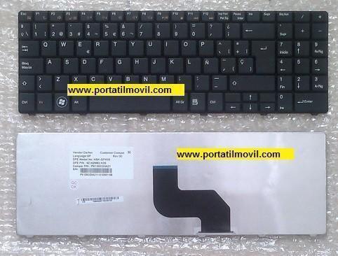 Teclado Para Portátil Compal Nsk-Gfk0s 9z.N2m82.K0s