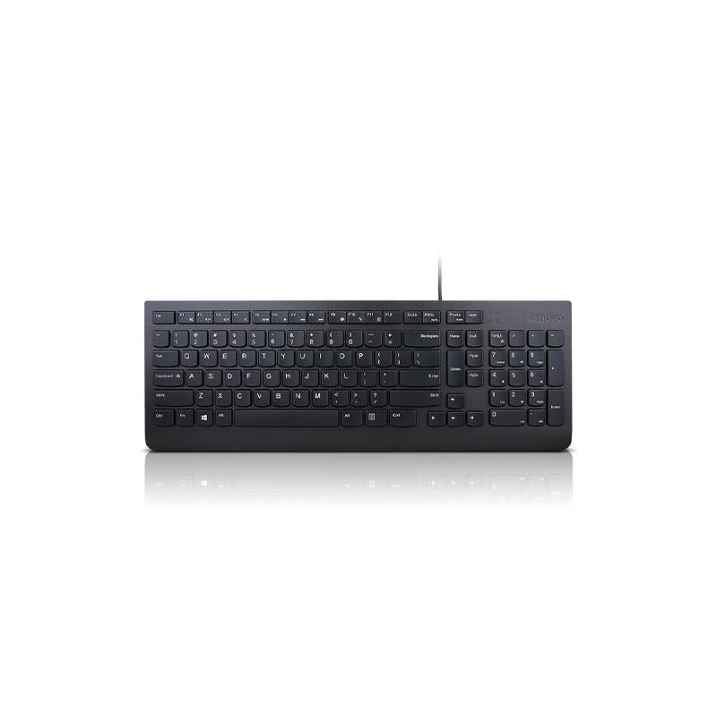 Teclado Con Cable Lenovo Essential - Negro Euro De Ee. Uu.