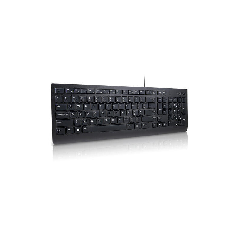 Teclado Con Cable Lenovo Essential - Negro Euro De Ee. Uu.