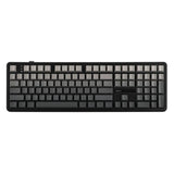 Teclado Con Junta De Goma F108 Gradient Grey Con Interruptores Nimbus V3 Rgb De Aula