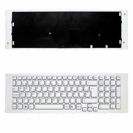 Teclado Con Marco Para Portátil Sony Vaio Vpc-Ec Vpc-Ec2M1E Vpceb4E1 Vpc-Eb14En/Bi Mp-09L26Eo-8863 Pcg-71C11M