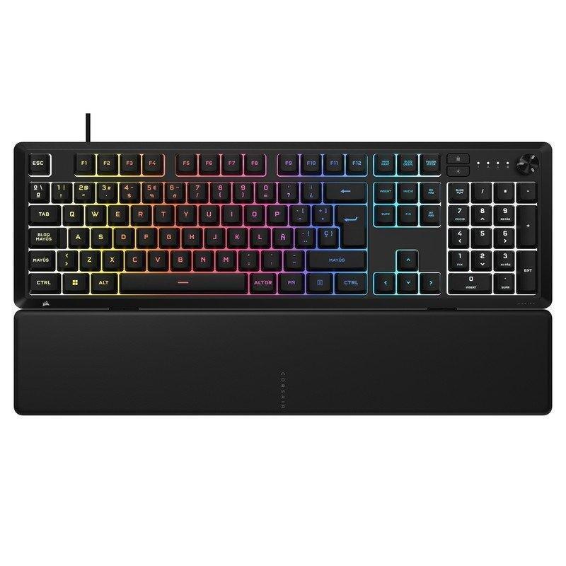 Teclado Corsair Skiff 100 Membrana Resistente Ip53 Con Iluminación Rgb